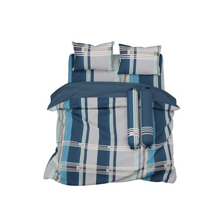 ชุดผ้าปูที่นอน 6 ฟุต 6 ชิ้น SATIN PLUS PRINT PP022_1