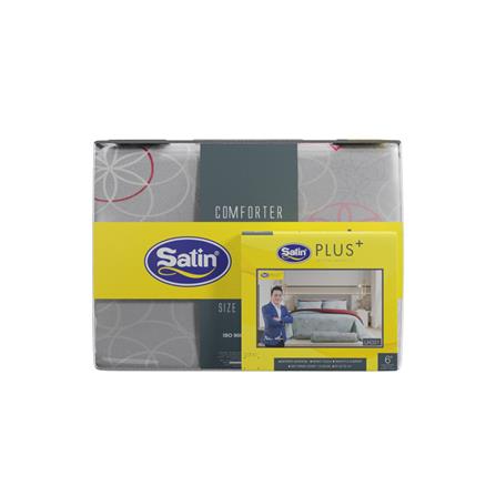 ชุดผ้าปูที่นอน 6 ฟุต 6 ชิ้น SATIN PLUS PRINT LK031_4