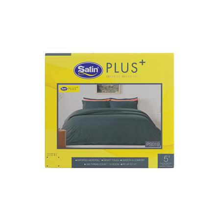 ผ้าปูที่นอน 5 ฟุต 5 ชิ้น SATIN PLUS SOLID PS019_4