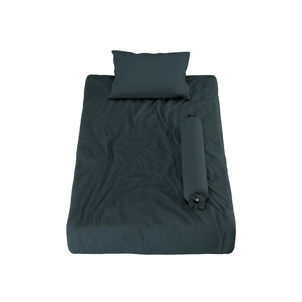 ชุดผ้าปูที่นอน 3.5 ฟุต 3 ชิ้น SATIN PLUS SOLID PS019