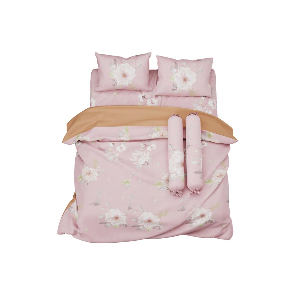 ชุดผ้าปูที่นอน 6 ฟุต 6 ชิ้น SATIN PLUS PRINT PP021