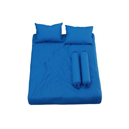 ชุดผ้าปูที่นอน 5 ฟุต 5 ชิ้น SATIN PLUS SOLID PS016_1