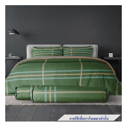 ชุดผ้าปูที่นอน 6 ฟุต 5 ชิ้น SATIN PLUS PRINT LK032
