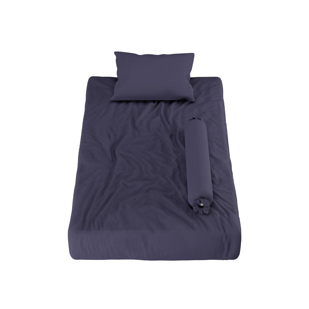 ชุดผ้าปูที่นอน 3.5 ฟุต 3 ชิ้น SATIN PLUS SOLID PS017