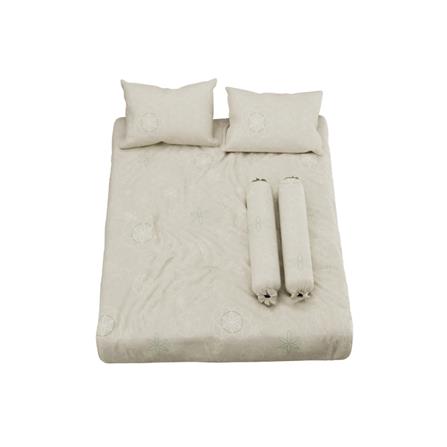 ชุดผ้าปูที่นอน 5 ฟุต 5 ชิ้น SATIN PLUS PRINT LK035_1