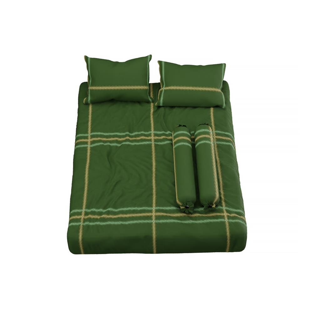 ชุดผ้าปูที่นอน 5 ฟุต 5 ชิ้น SATIN PLUS PRINT LK032