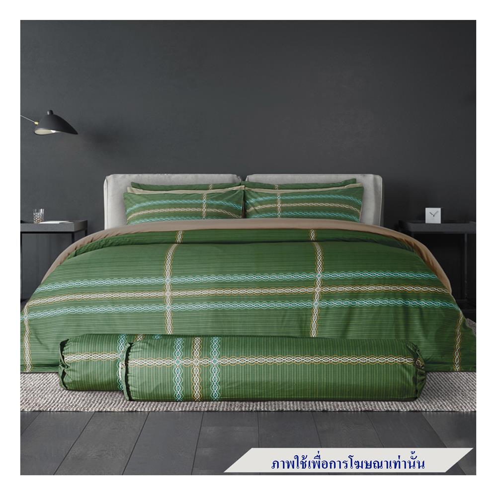 ชุดผ้าปูที่นอน 6 ฟุต 6 ชิ้น SATIN PLUS PRINT LK032