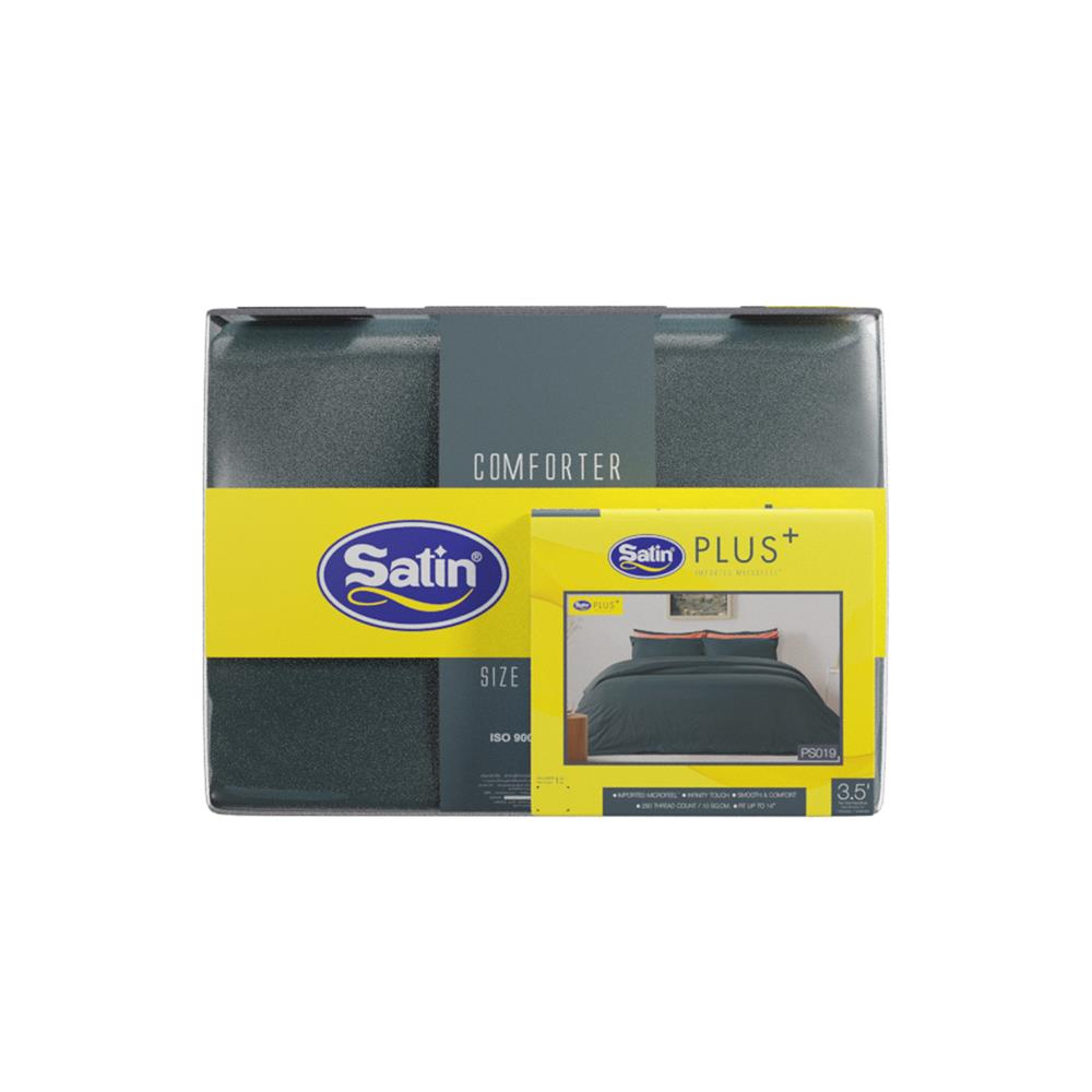 ชุดผ้าปูที่นอน 3.5 ฟุต 4 ชิ้น SATIN PLUS SOLID PS019
