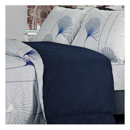 ชุดผ้าปูที่นอน 5 ฟุต 5 ชิ้น SATIN PLUS PRINT PP025_1