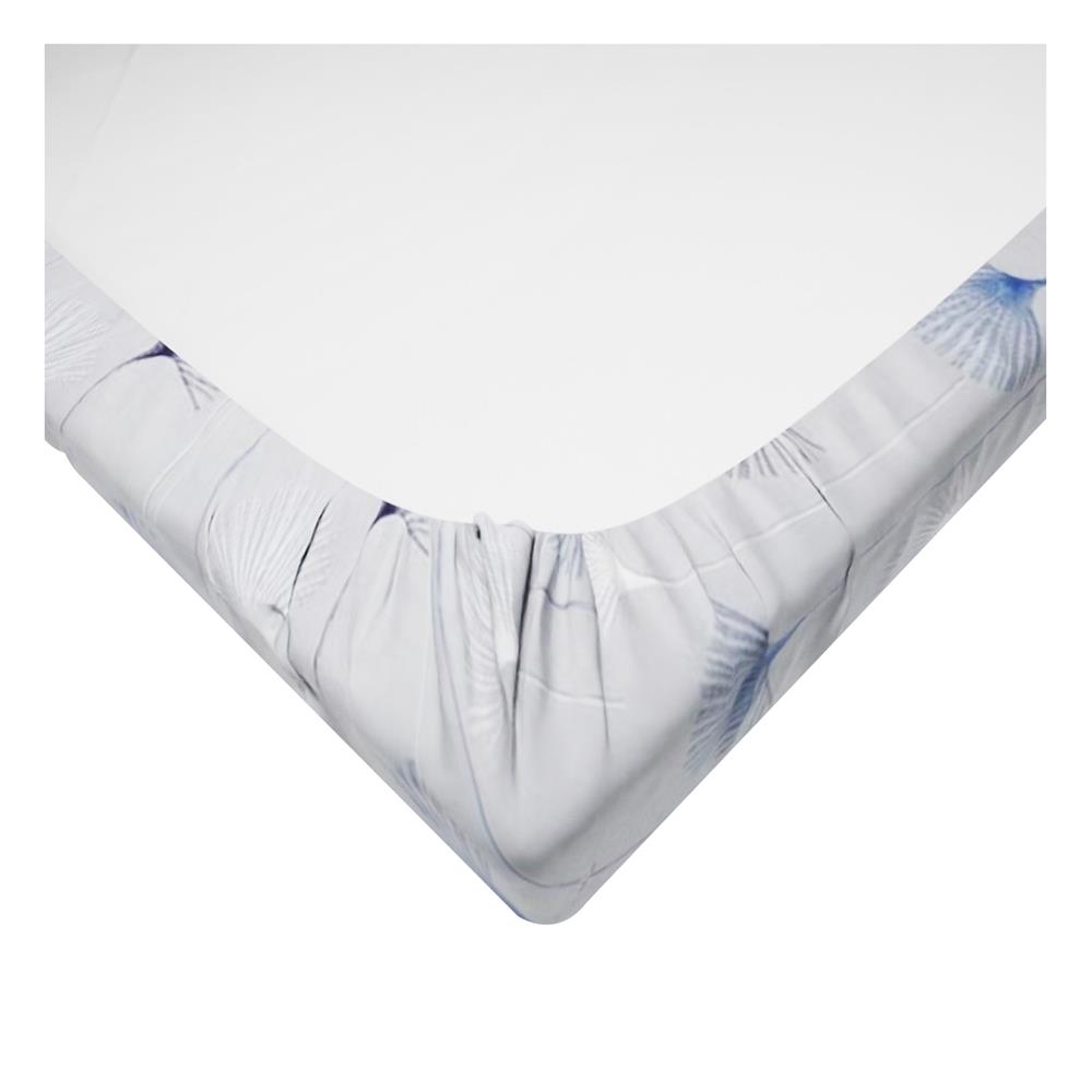 ชุดผ้าปูที่นอน 6 ฟุต 6 ชิ้น SATIN PLUS PRINT PP025