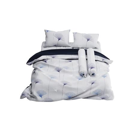 ชุดผ้าปูที่นอน 6 ฟุต 6 ชิ้น SATIN PLUS PRINT PP025_2