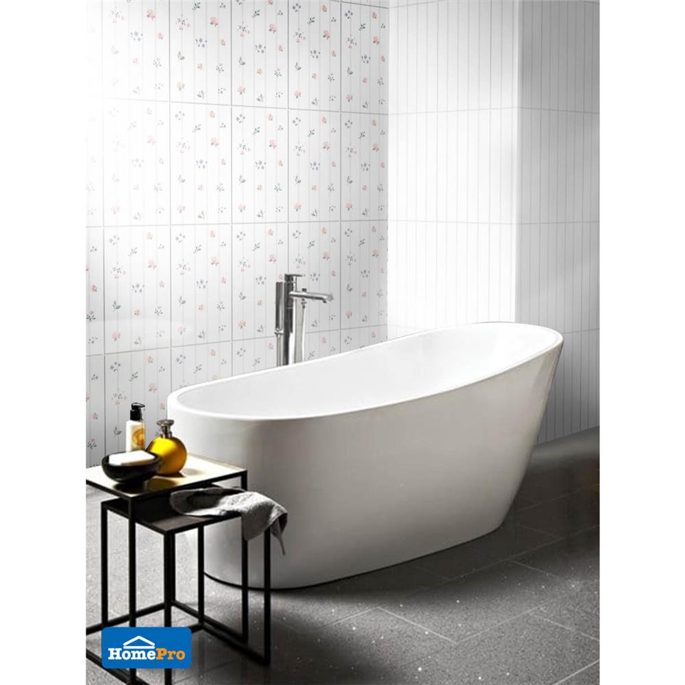 กระเบื้องผนัง 10x16 นิ้ว ภูผา โบตั๋น ชมพู A 1 ตร.ม.