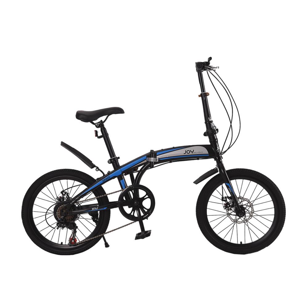 จักรยานพับ 20 นิ้ว JOY BICYCLE SPACE สีน้ำเงิน