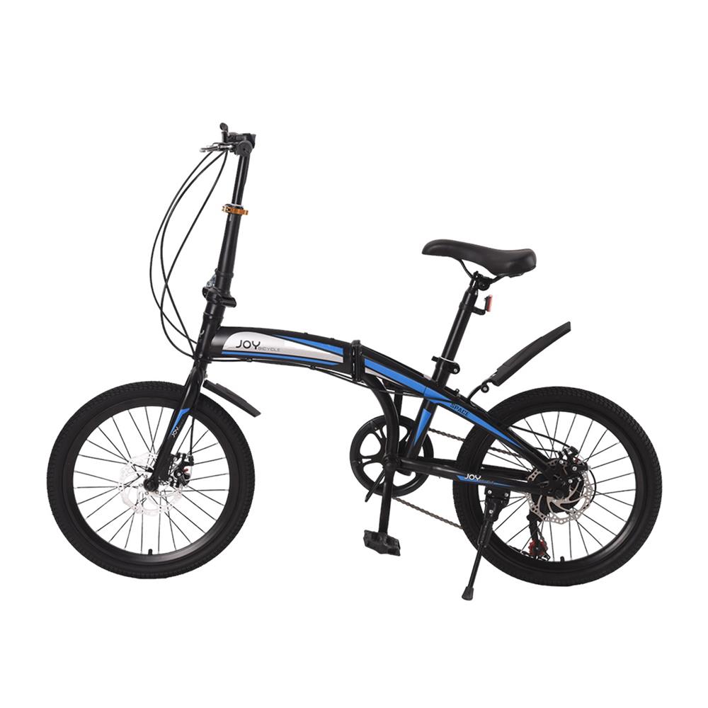 จักรยานพับ 20 นิ้ว JOY BICYCLE SPACE สีน้ำเงิน