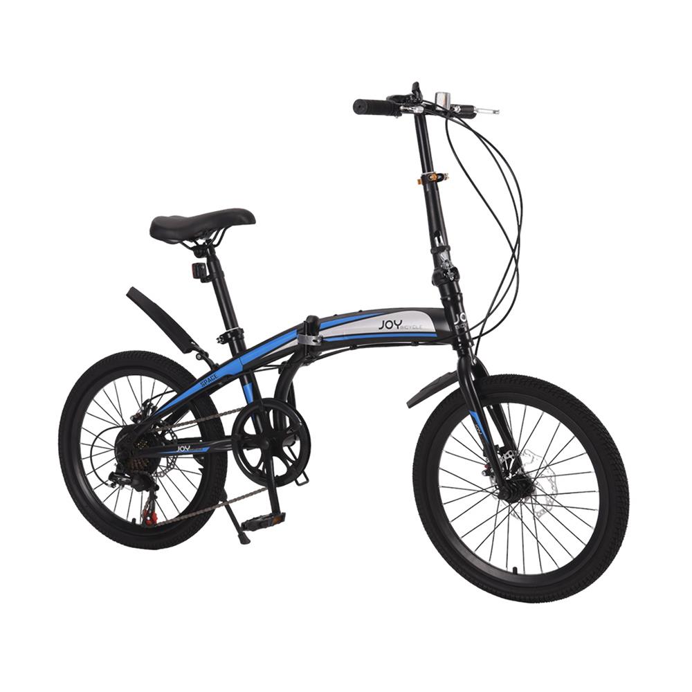 จักรยานพับ 20 นิ้ว JOY BICYCLE SPACE สีน้ำเงิน