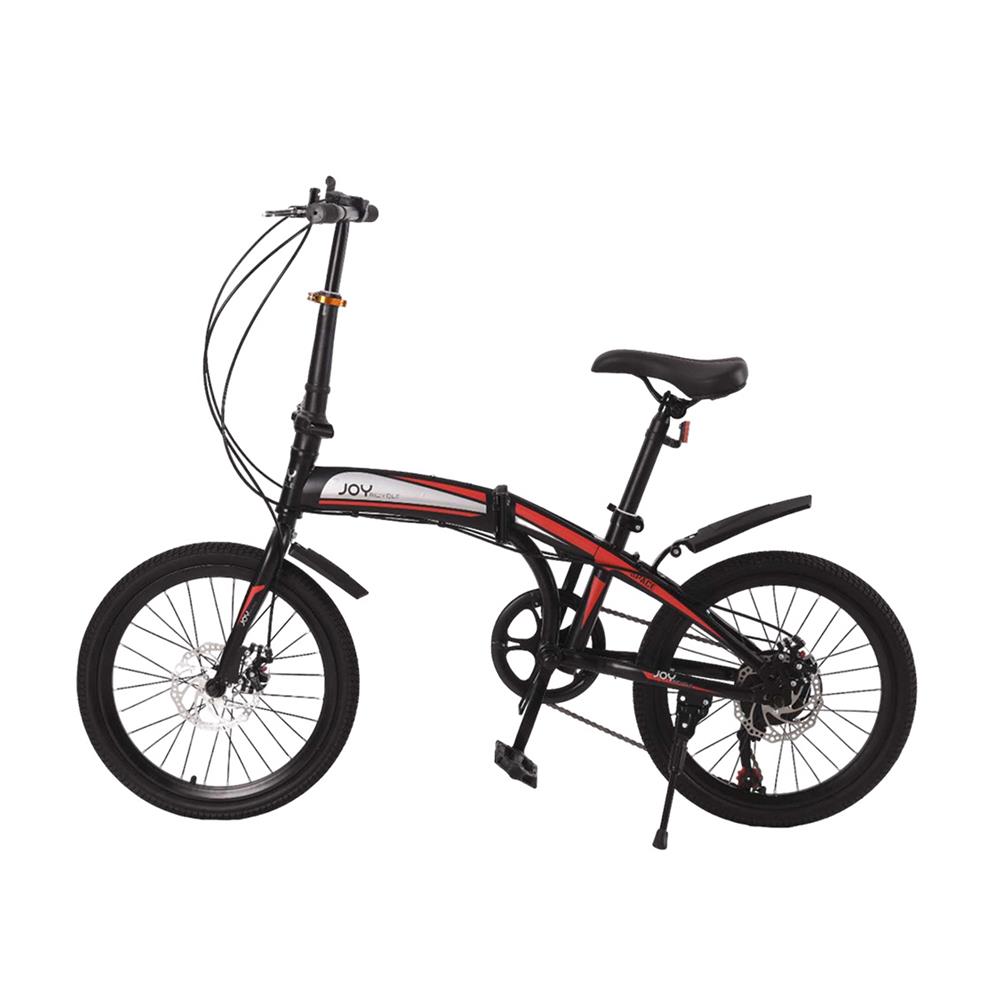 จักรยานพับ 20 นิ้ว JOY BICYCLE SPACE สีแดง