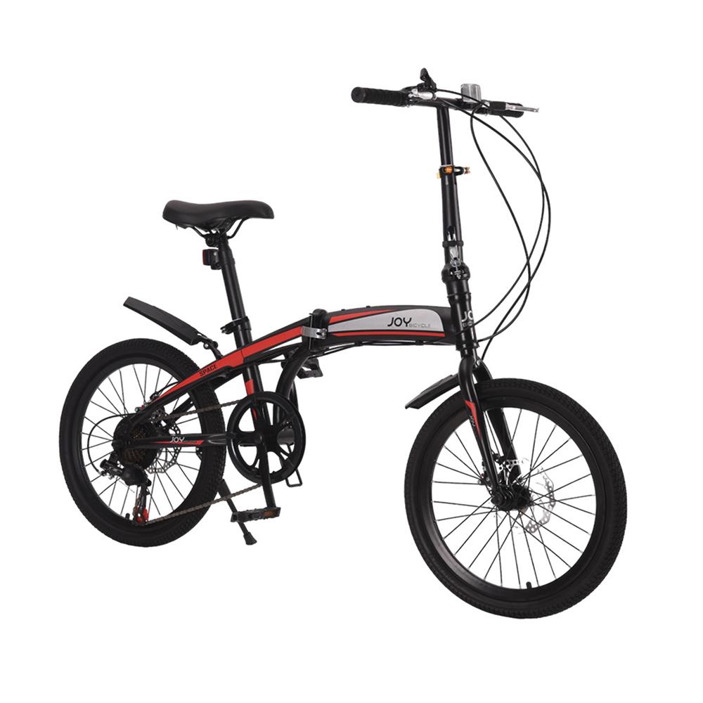 จักรยานพับ 20 นิ้ว JOY BICYCLE SPACE สีแดง