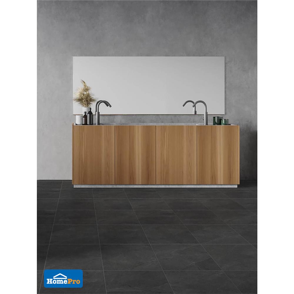 กระเบื้องพื้น 16x16 นิ้ว COTTO เออร์บาน่า ดำ PM 0.96 ตร.ม.