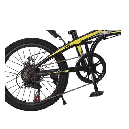 จักรยานพับ 20 นิ้ว JOY BICYCLE SPACE สีเหลือง_6