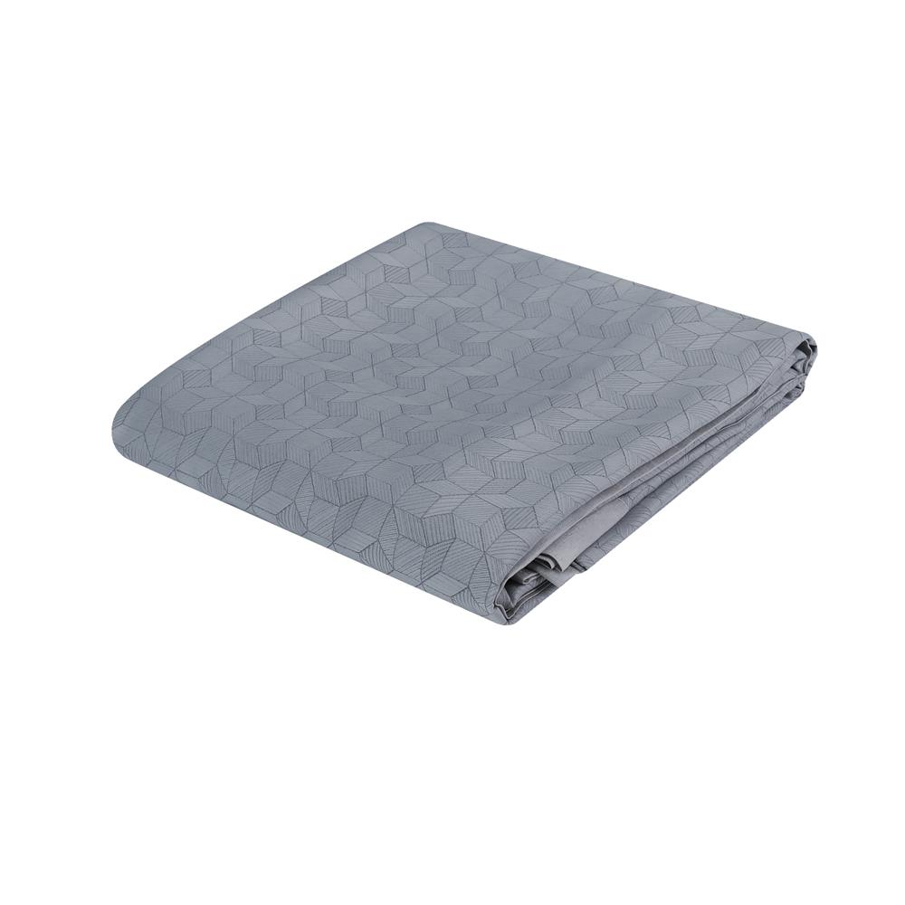 ผ้าคลุมเตียง 6 ฟุต HOME LIVING STYLE CARLTON สีเทา