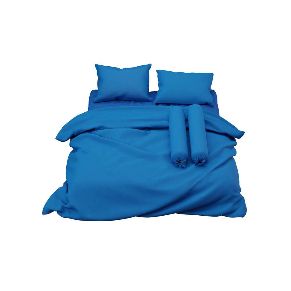 ชุดผ้าปูที่นอน 6 ฟุต 6 ชิ้น SATIN PLUS SOLID PS016