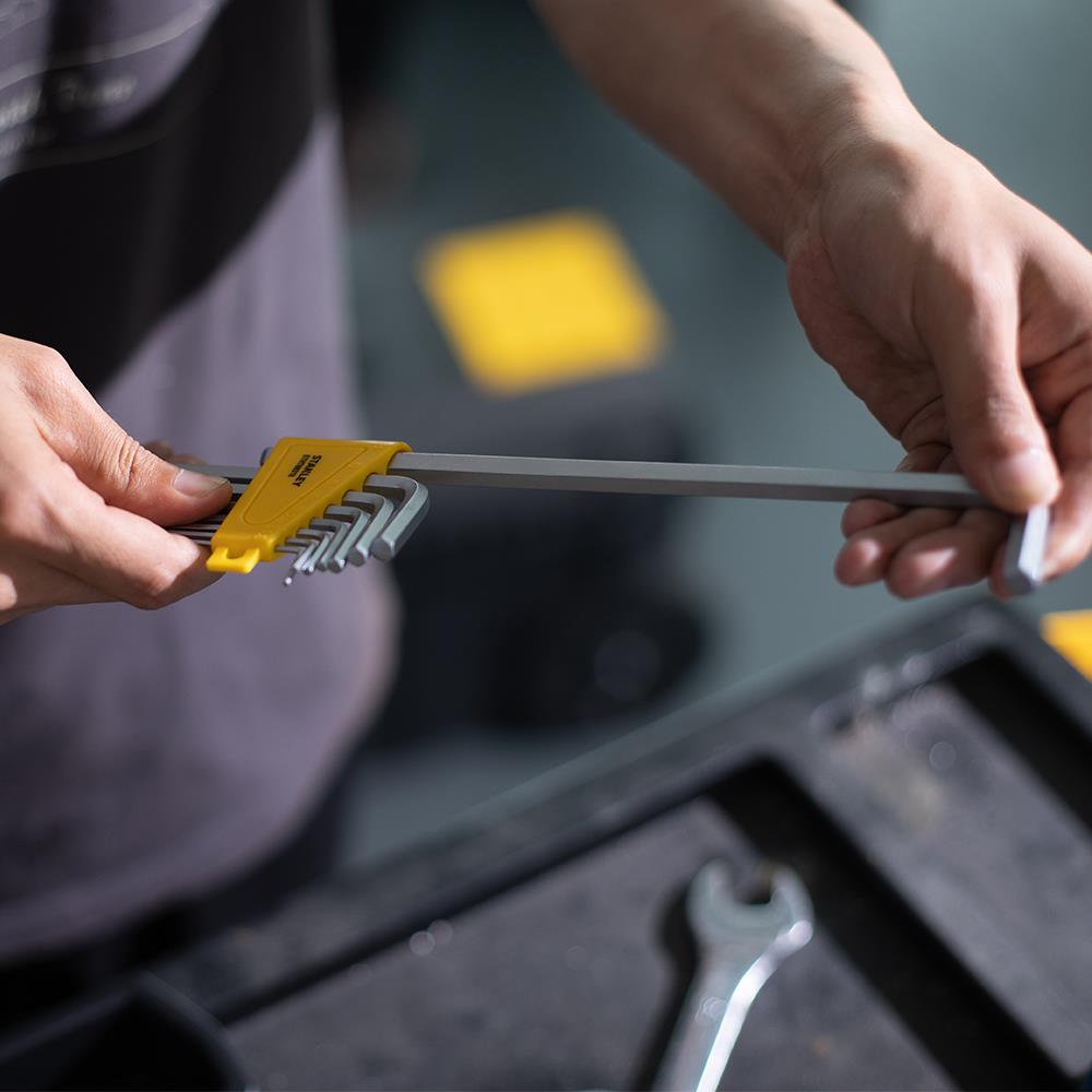 ชุดประแจหกเหลี่ยมหัวบอลตัว L Stanley 7 ชิ้น/ชุด