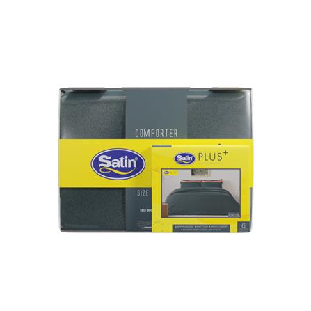 ชุดผ้าปูที่นอน 6 ฟุต 6 ชิ้น SATIN PLUS SOLID PS019_4