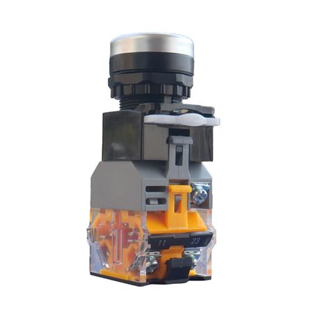 สวิตช์ปุ่มกด LED CT ELECTRIC LA38-11D/WH 22 มม. สีขาว_4