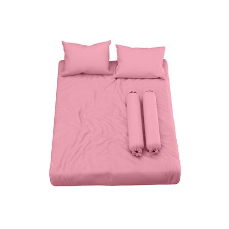 ชุดผ้าปูที่นอน  6 ฟุต 5 ชิ้น SATIN PLUS SOLID PS018_1