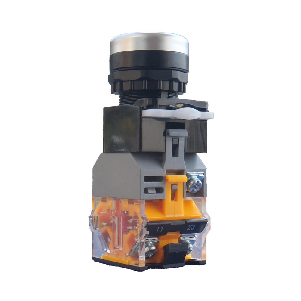 สวิตช์ปุ่มกด LED CT ELECTRIC LA38-11D/BL 22 มม. สีน้ำเงิน