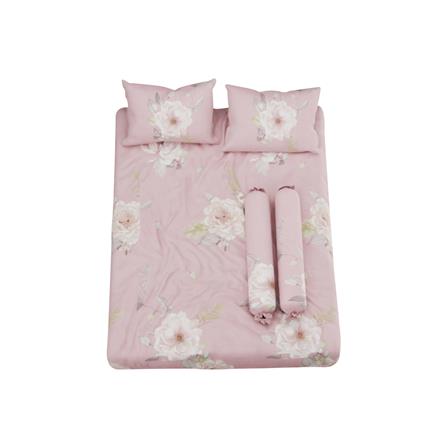 ชุดผ้าปูที่นอน 5 ฟุต 5 ชิ้น SATIN PLUS PRINT PP021_1