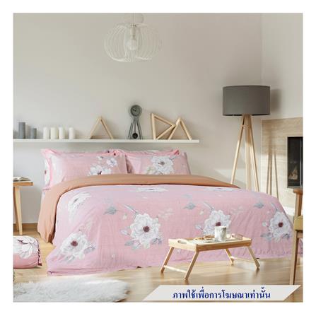 ชุดผ้าปูที่นอน 5 ฟุต 5 ชิ้น SATIN PLUS PRINT PP021