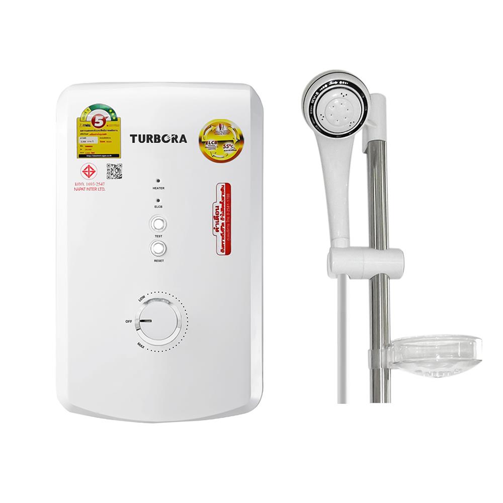 เครื่องทำน้ำอุ่น TURBORA LN-35E WH 3500 วัตต์ สีขาว