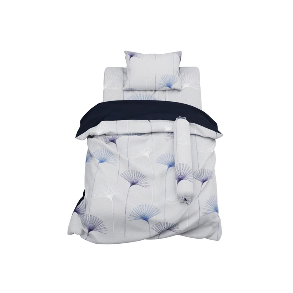 ชุดผ้าปูที่นอน 3.5 ฟุต 4 ชิ้น SATIN PLUS PRINT PP025