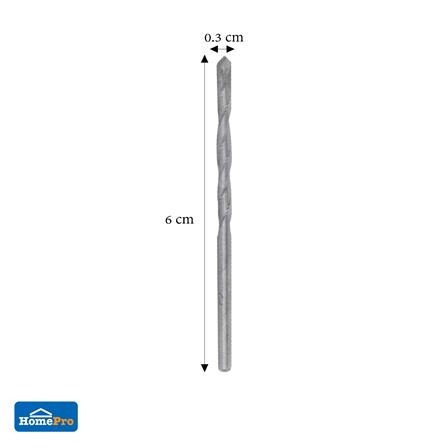 ดอกสว่านเจาะคอนกรีตก้านกลม MATALL 3 x 60 มม._3