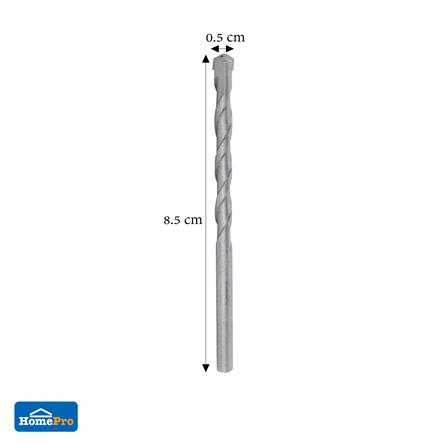 ดอกสว่านเจาะคอนกรีตก้านกลม MATALL 5 x 85 มม._3