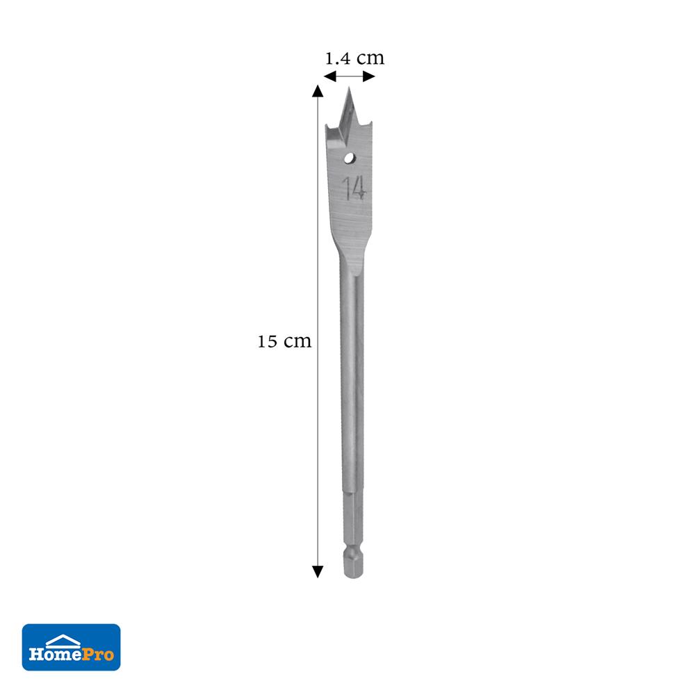 ดอกใบพายเจาะไม้ MATALL 14 มม.