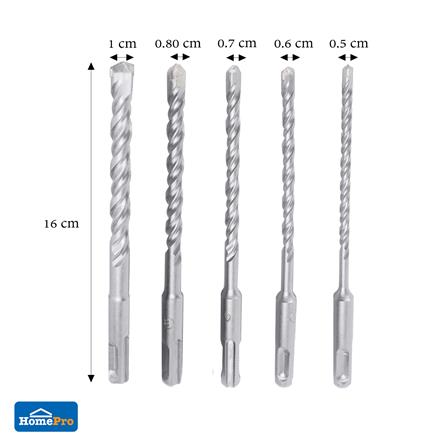 ชุดดอกสว่านโรตารี่ MATALL SDS PLUS 5 ชิ้น/ชุด_3