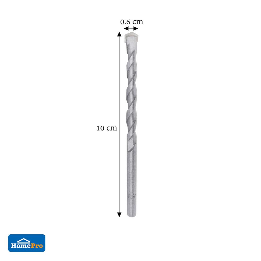 ดอกสว่านเจาะคอนกรีตก้านกลม MATALL 6.5 x 100 มม.
