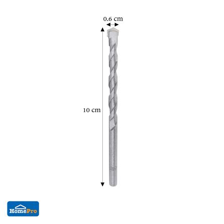 ดอกสว่านเจาะคอนกรีตก้านกลม MATALL 6.5 x 100 มม._3