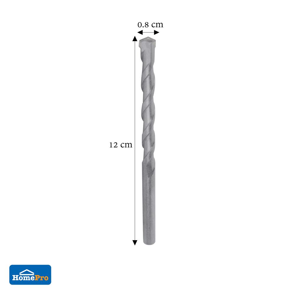 ดอกสว่านเจาะคอนกรีตก้านกลม MATALL 8 x 120 มม.