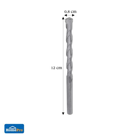 ดอกสว่านเจาะคอนกรีตก้านกลม MATALL 8 x 120 มม._3