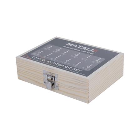 ชุดดอกเราท์เตอร์ MATALL 1/4 นิ้ว เซ็ต 12 ชิ้น_1