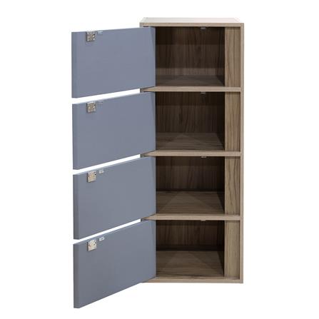 ตู้ล็อกเกอร์ 4 ช่อง ME LIVING ADA สีโอ๊ดวู้ด/เทา_3