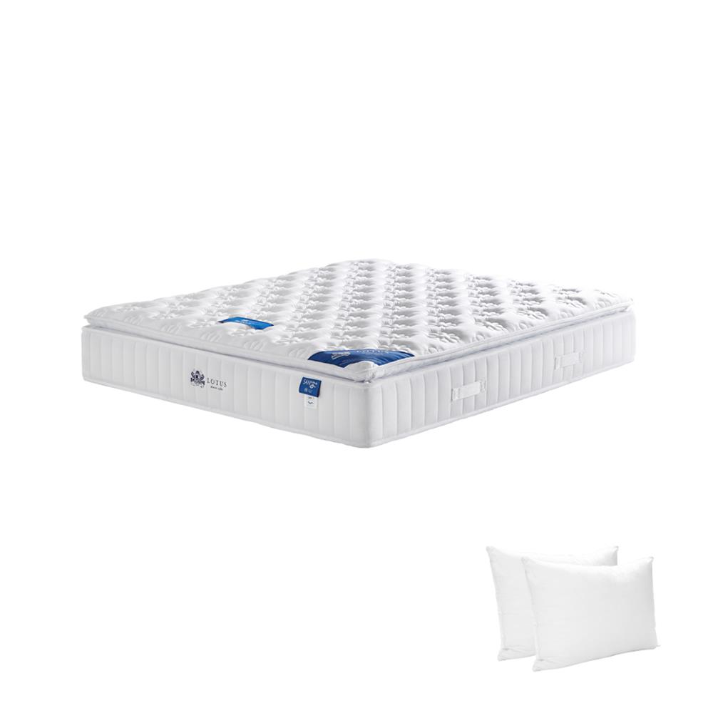 ที่นอน 6 ฟุต LOTUS REBECA พร้อมหมอนหนุน 2 ชิ้น