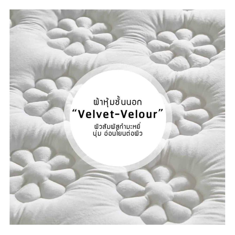 ที่นอน 6 ฟุต LOTUS REBECA พร้อมหมอนหนุน 2 ชิ้น