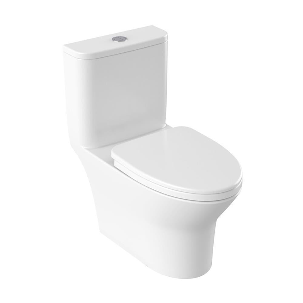 สุขภัณฑ์ 1 ชิ้น HAFELE 495.61.473 3/4.5 ลิตร สีขาว