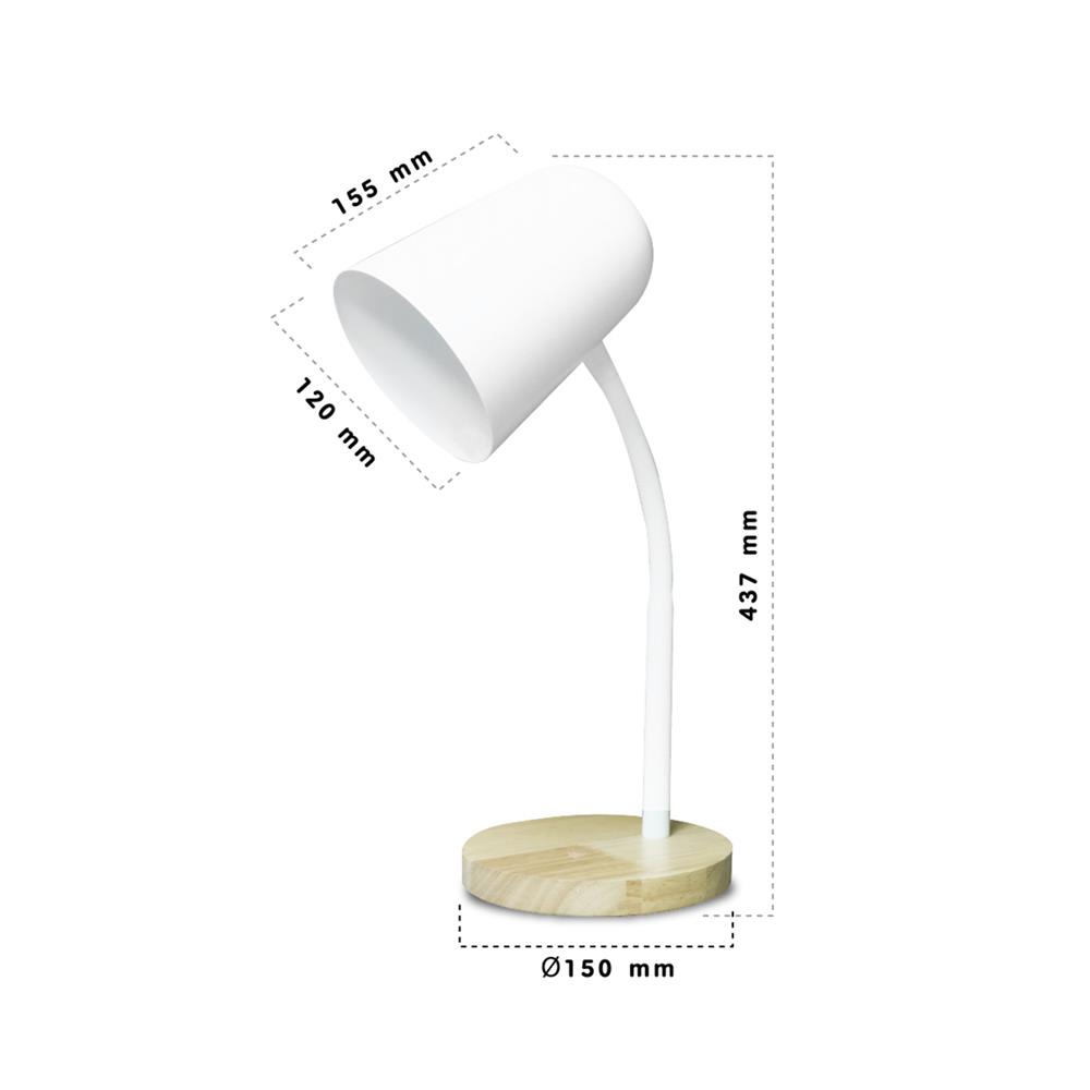 ไฟอ่านหนังสือ SHINING MD SF-TL1E27-2 สีขาว