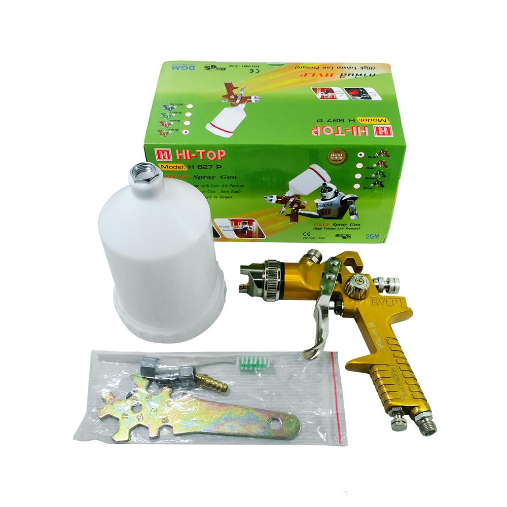 กาพ่นสี HI-TOP H827 HVLP 1.4 มม. 600 ซีซี