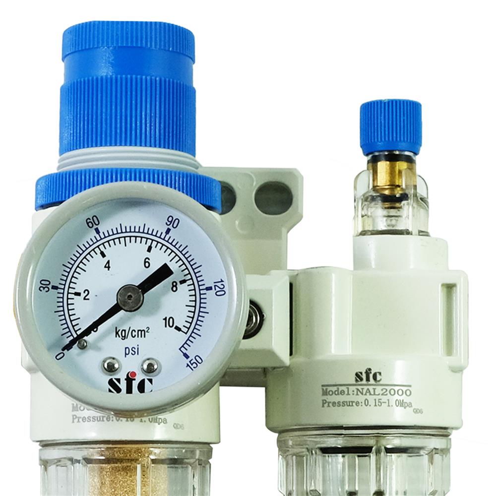 อุปกรณ์กรองลมดักน้ำ+ส่งน้ำมัน SFC NAFC-2000 ขนาดเล็ก 2 หุน (1/4 นิ้ว)